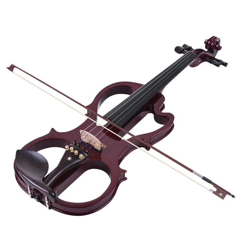 ویولن الکتریک آمون 4/4 همراه با هاردکیس آرشه کلیفون - تصویر 2