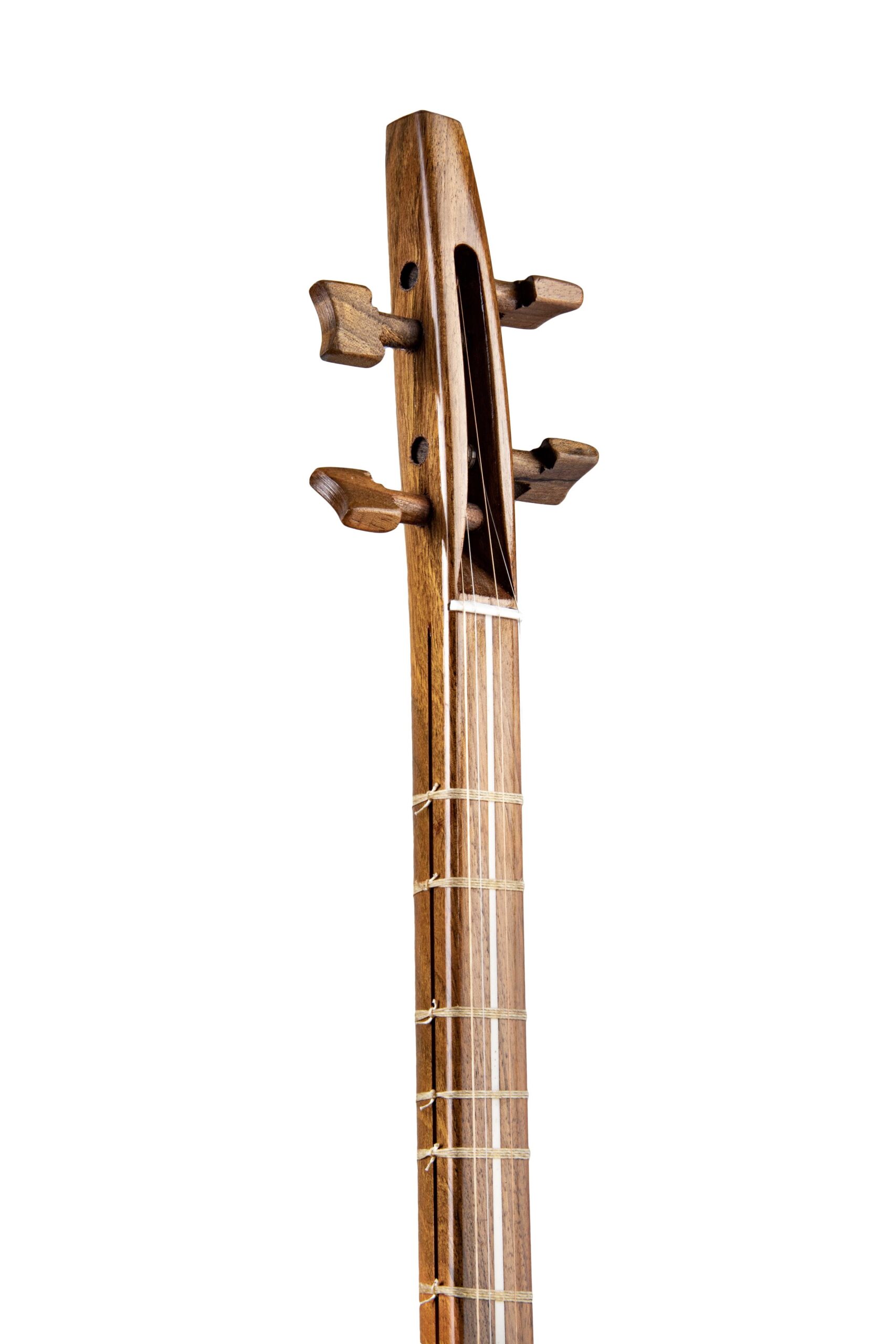 سه تار عظیمی پنجه قنبری استخوان روی دسته چوب توت - تصویر 3