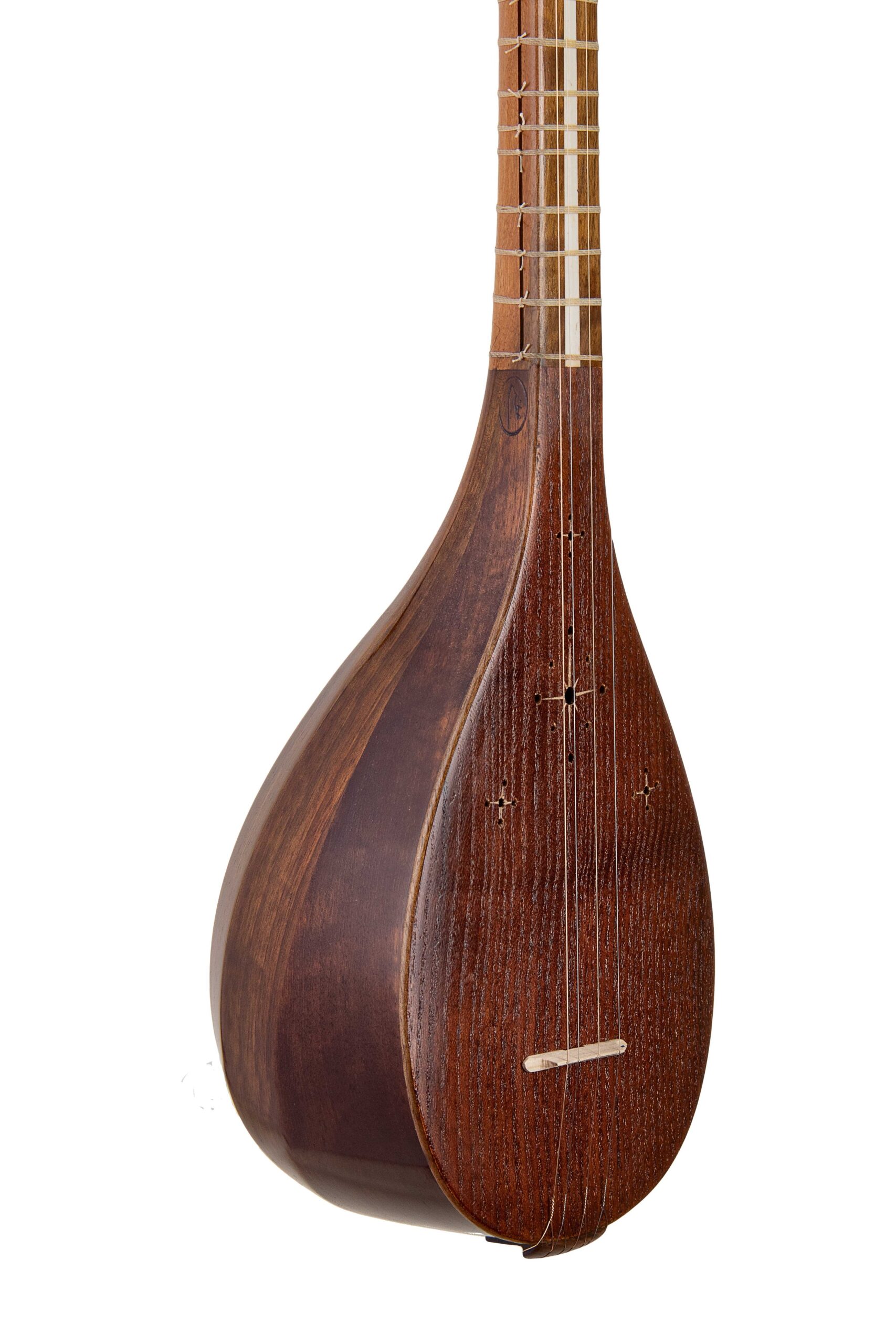 سه تار عظیمی پنجه قنبری استخوان روی دسته چوب توت - تصویر 4