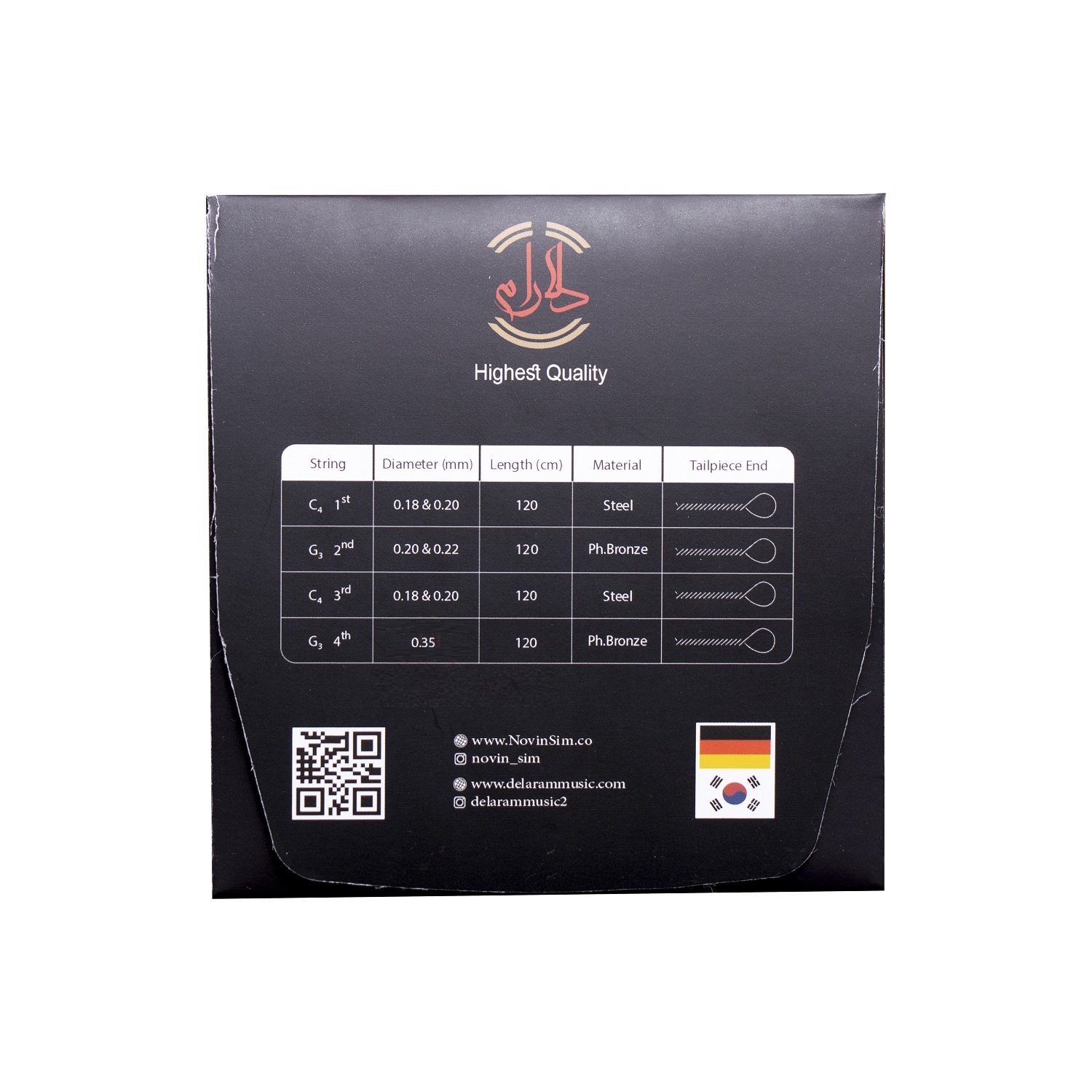 سیم سه تار نوین پک کامل گره خورده - تصویر 2